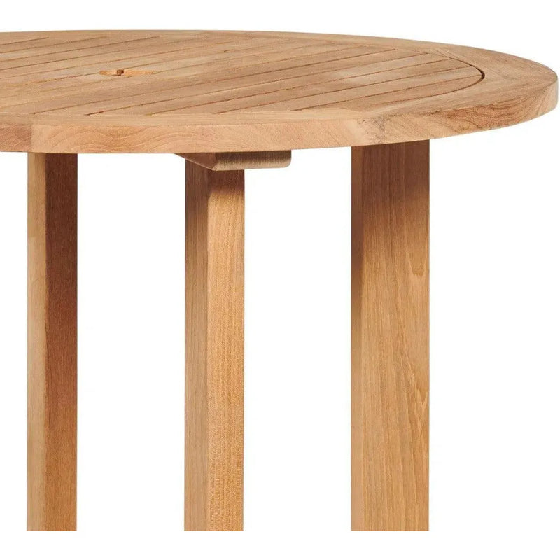 Palm Round Outdoor Bar Height Bistro Table