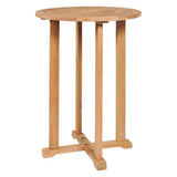 Palm Round Outdoor Bar Height Bistro Table