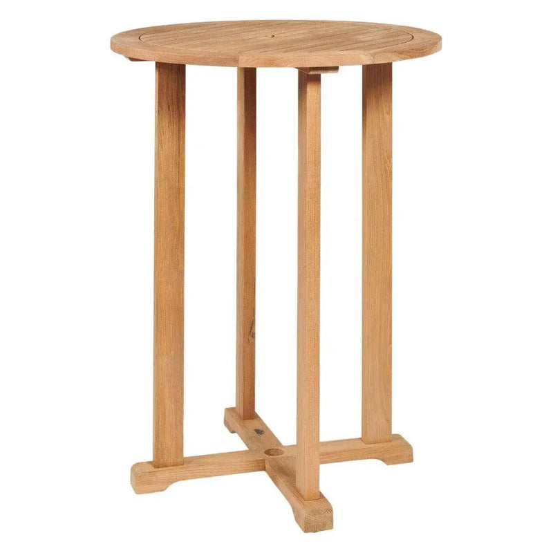 Palm Round Outdoor Bar Height Bistro Table