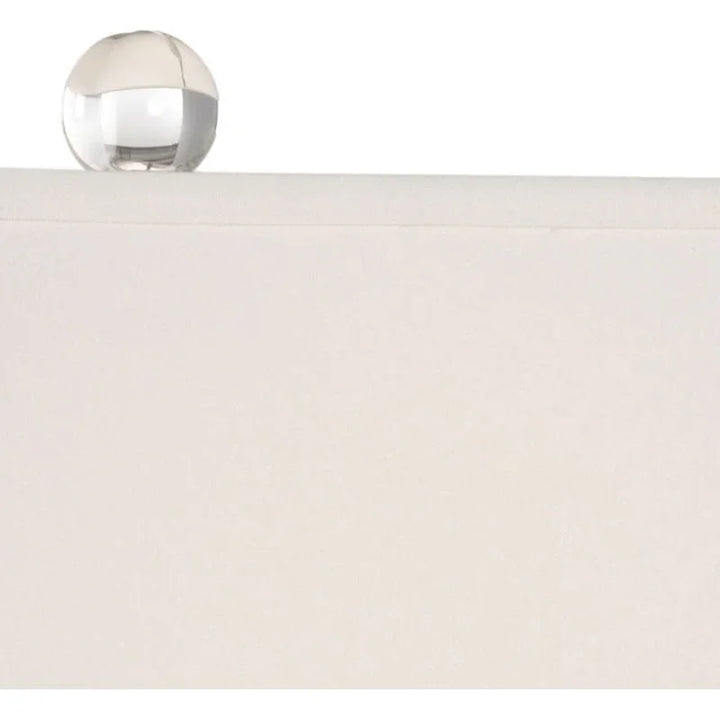 Palmer White Glaze Ceramic Table Lamp - LOOMLAN - Wildwood - Table Lamps