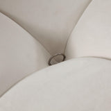Paloma 4PC Modular 111 Inch Reversible Chaise Sectional in Light Cream Velvet-Sectionals-Diamond Sofa-LOOMLAN