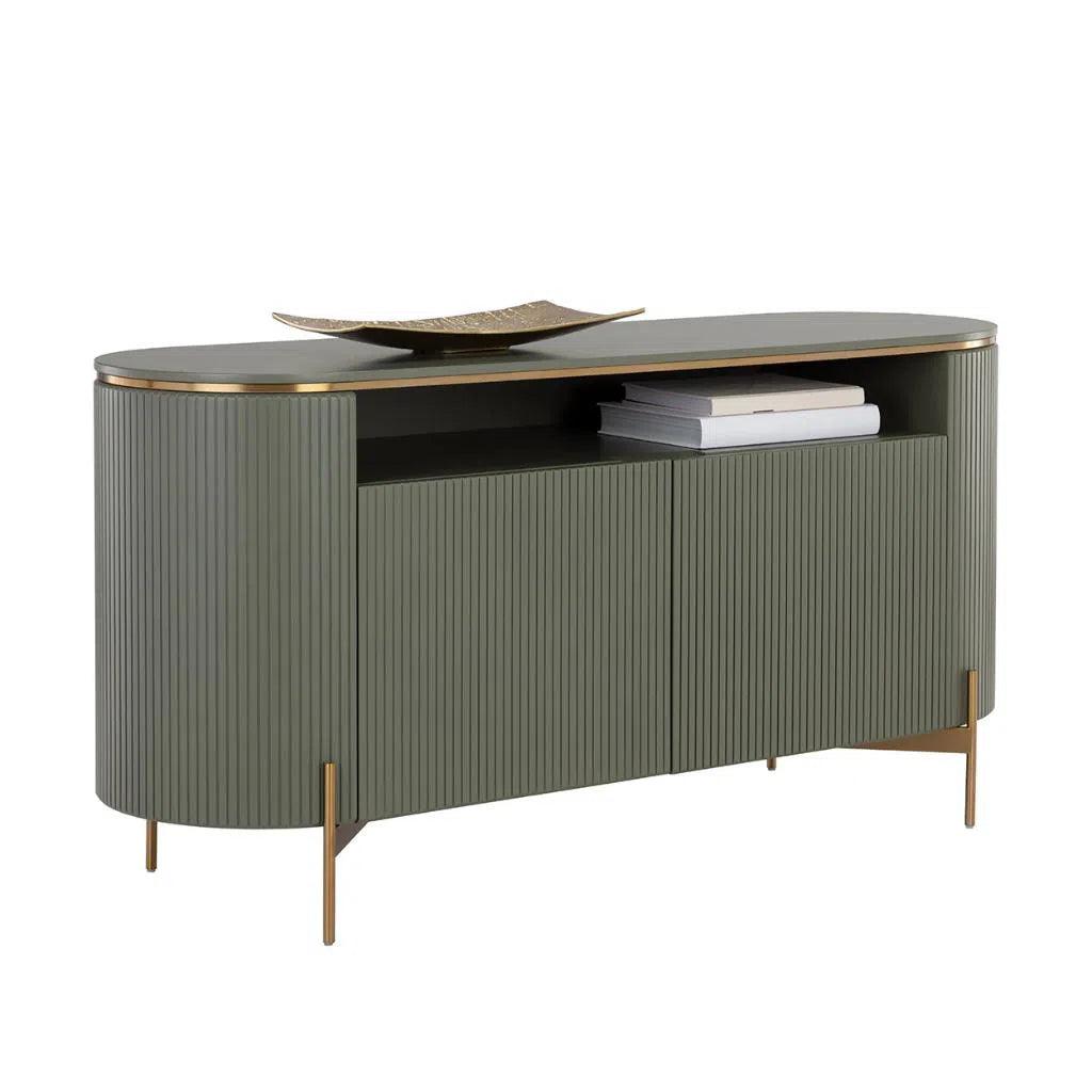 Paloma Wooden Steel Luxurious Sideboard