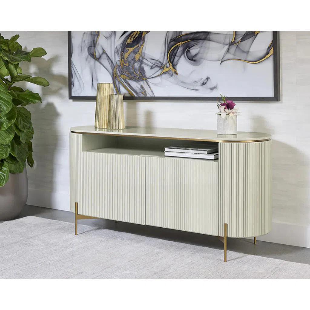 Paloma Wooden Steel Luxurious Sideboard