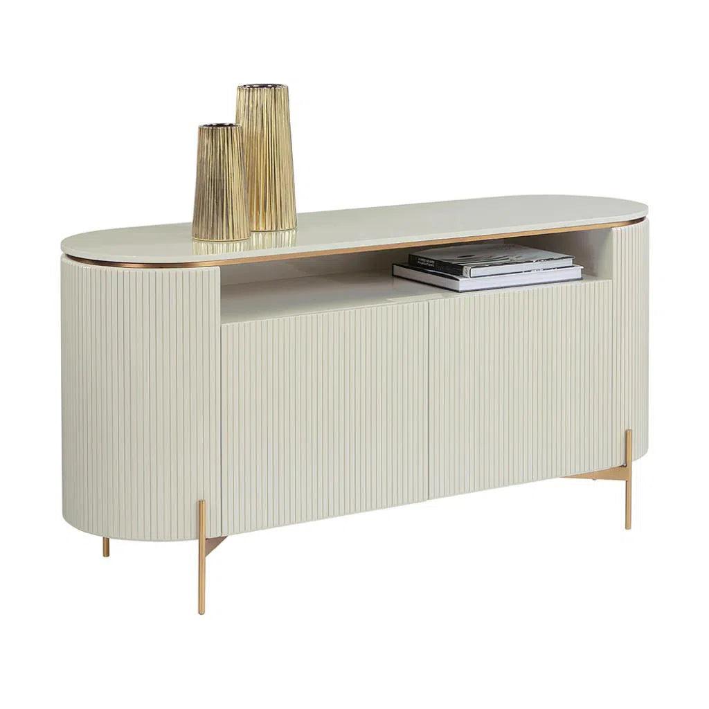 Paloma Wooden Steel Luxurious Sideboard