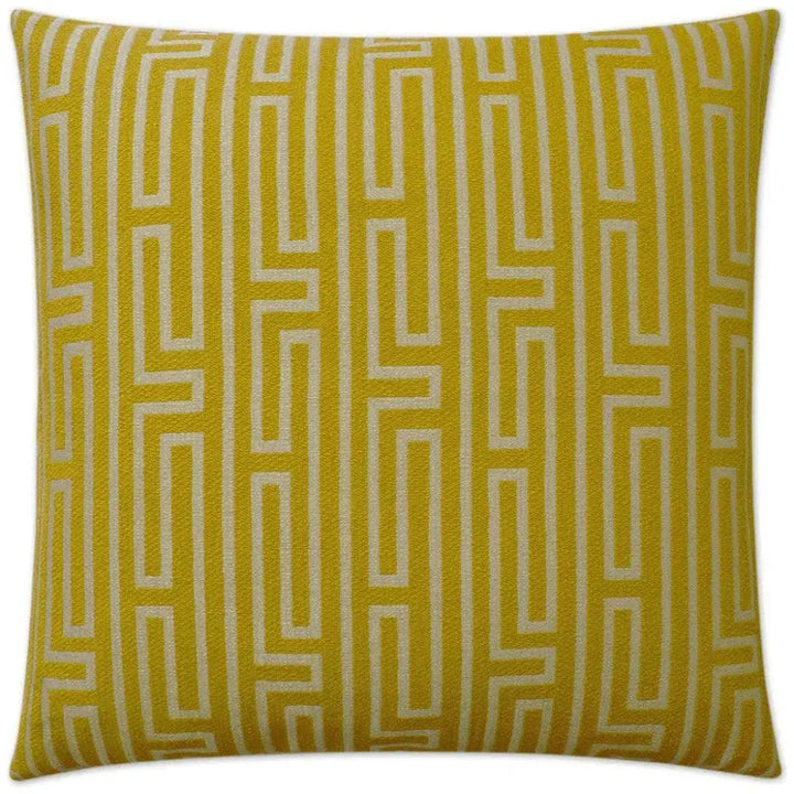 Pandora Mustard Yellow Throw Pillow Insert - LOOMLAN - D.V. Kap - Throw Pillows