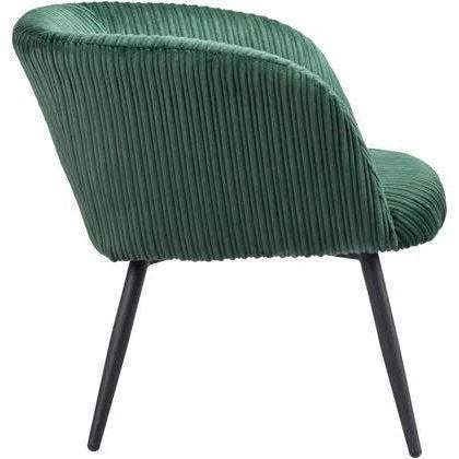 Papillion Accent Chair Green Club Chairs LOOMLAN By Zuo Modern