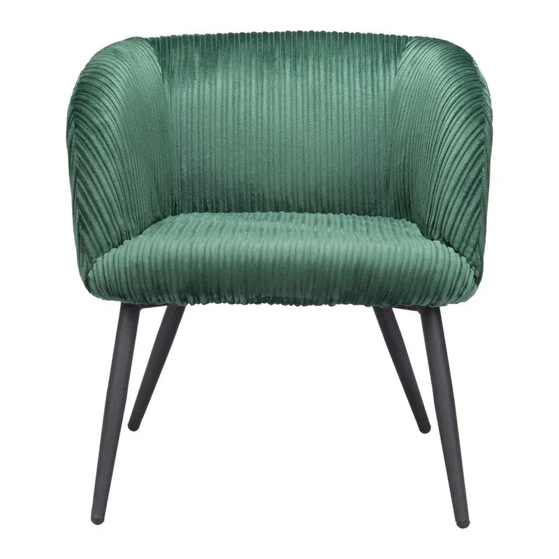 Papillion Accent Chair Green Club Chairs LOOMLAN By Zuo Modern
