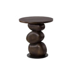 Paplo Wooden Round End Table