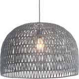 Paradise Ceiling Lamp Gray Pendants LOOMLAN By Zuo Modern