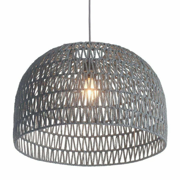 Paradise Ceiling Lamp Gray Pendants LOOMLAN By Zuo Modern