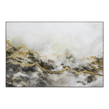 Paradise Found Luxe Wall Art Gold Leaf Accents