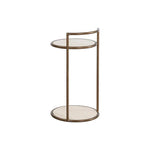 Parga Steel d Concrete Outdoor Round End Table