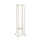 Paris Fern Solid Wood Made Stand-Side Tables-Chelsea House-White-LOOMLAN