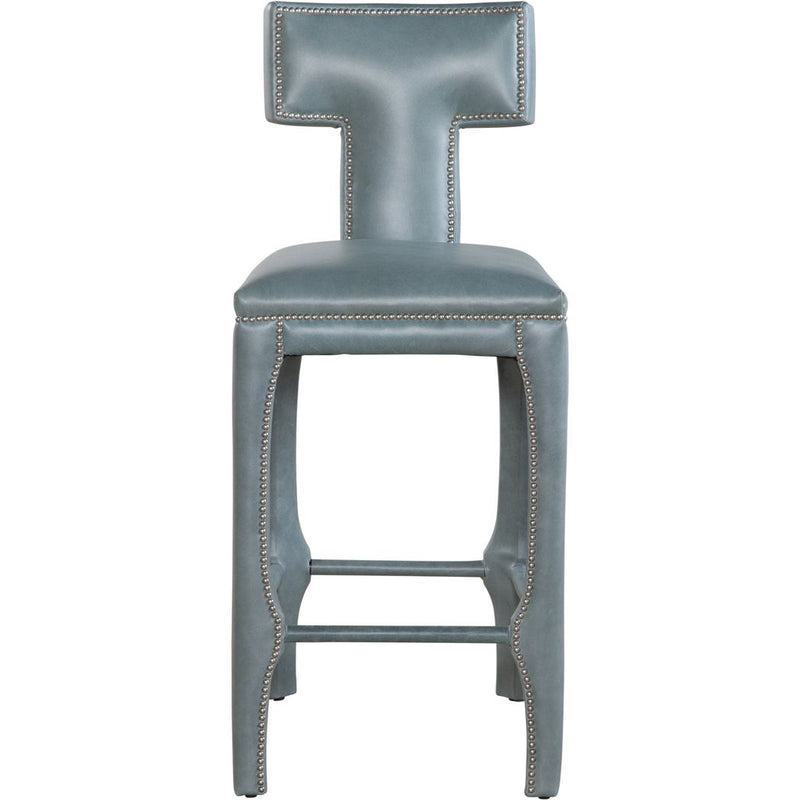 Paris Leather Stylish Elegance Barstool-Bar Stools-Olivia + Quinn-LOOMLAN