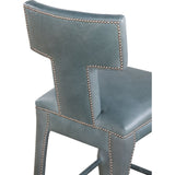 Paris Leather Stylish Elegance Barstool-Bar Stools-Olivia + Quinn-LOOMLAN