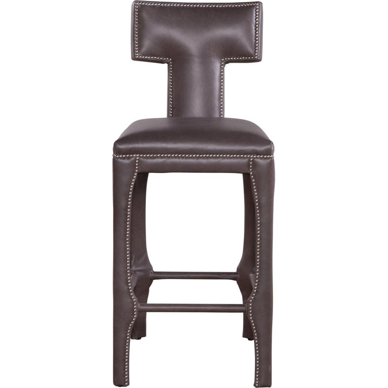 Paris Leather Stylish Elegance Barstool-Bar Stools-Olivia + Quinn-LOOMLAN