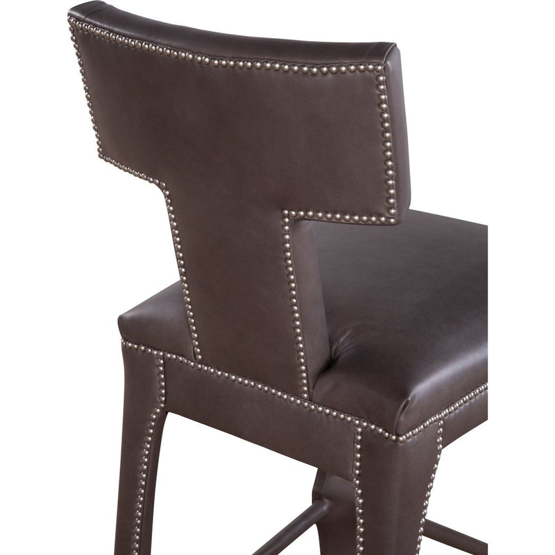 Paris Leather Stylish Elegance Barstool-Bar Stools-Olivia + Quinn-LOOMLAN