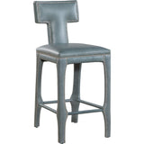 Paris Leather Stylish Elegance Barstool-Bar Stools-Olivia + Quinn-Zion Mist-LOOMLAN