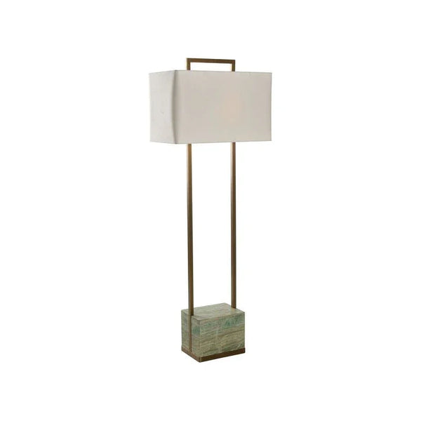 Paris Marble Base Floor Lamp-Floor Lamps-Wildwood-LOOMLAN