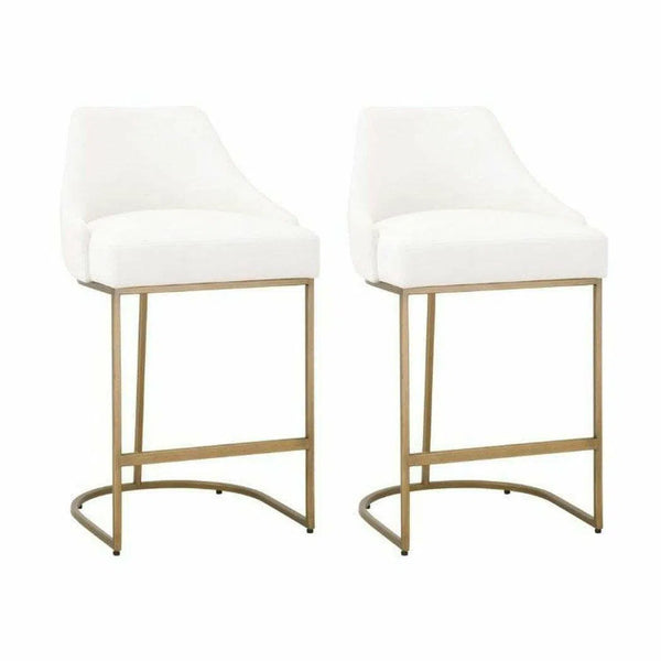 Parissa Counter Stool Set of 2 LiveSmart Peyton-Pearl Counter Stools LOOMLAN By Essentials For Living