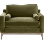 Parker Post Wood Olive Modern Sofa Chair