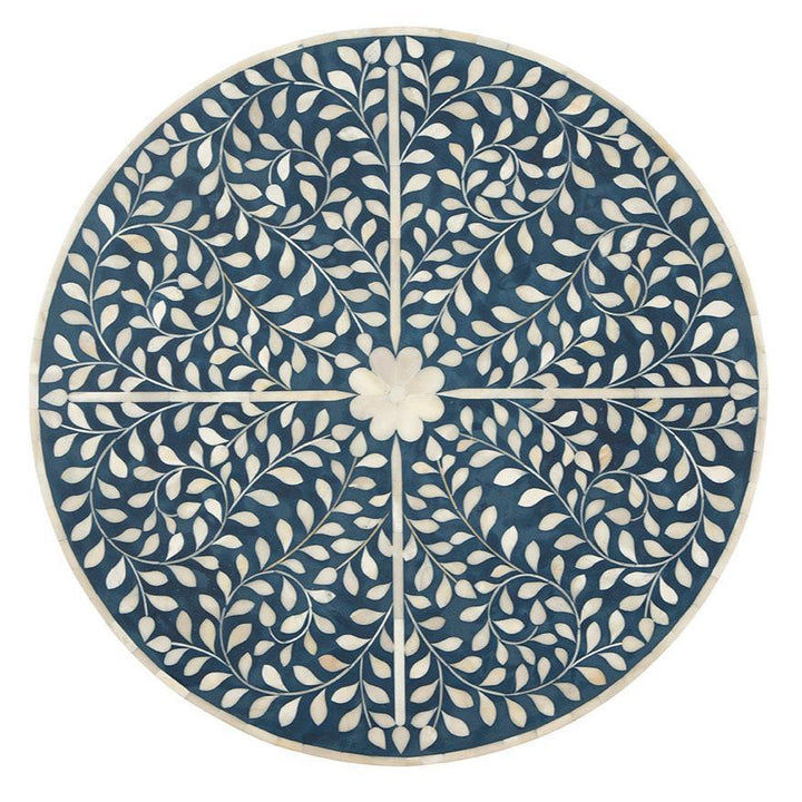 Parkview Stylish Blue Round Coffee Table - LOOMLAN - Coffee Tables