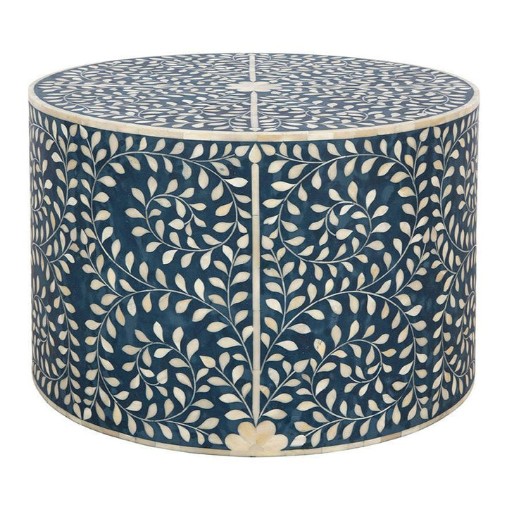 Parkview Stylish Blue Round Coffee Table - LOOMLAN - Coffee Tables