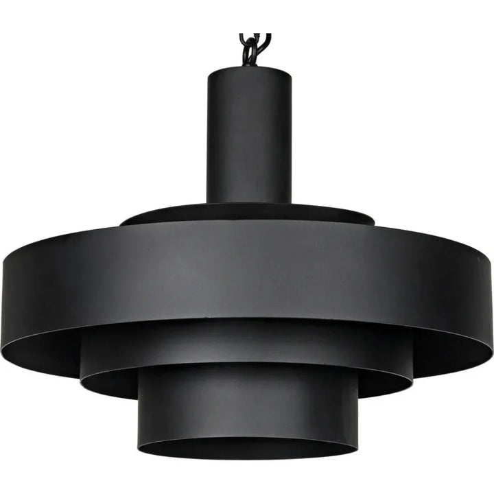 Parlor Black Steel Pendant - LOOMLAN - Noir - Pendants