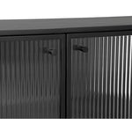 Parsons Iron Framed Glass Door Sideboard