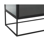 Parsons Iron Framed Glass Door Sideboard