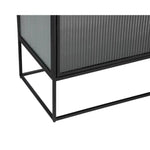 Parsons Iron Framed Glass Door Sideboard