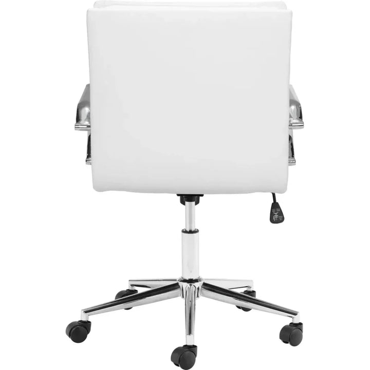 Partner Office Chair White-Office Chairs-Zuo Modern-LOOMLAN