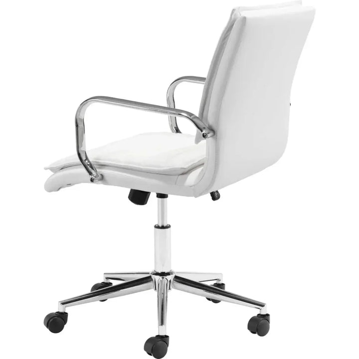 Partner Office Chair White-Office Chairs-Zuo Modern-LOOMLAN