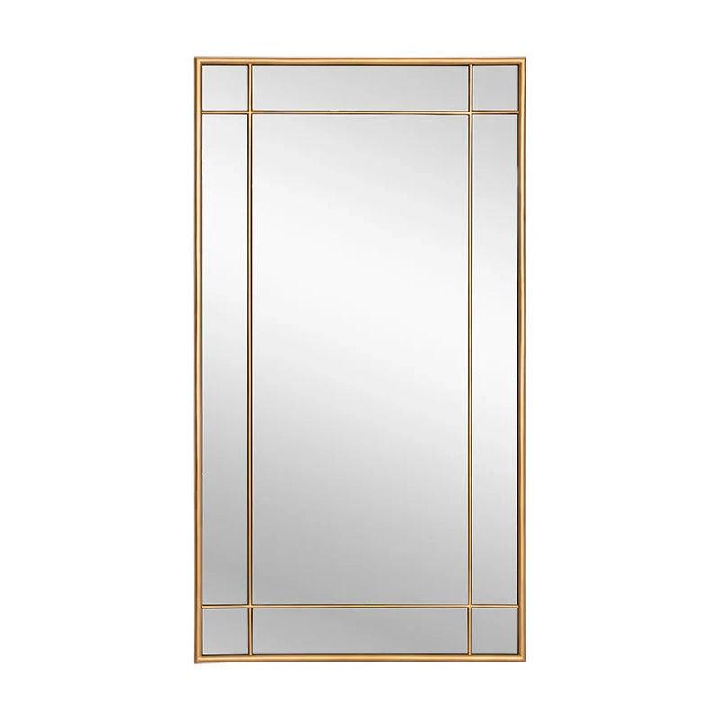 Pasadena Floor Mirror - Brass With Iron