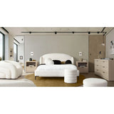 Path White Low Profile Bed Frame-Beds-Diamond Sofa-LOOMLAN