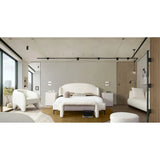 Path White Low Profile Bed Frame-Beds-Diamond Sofa-LOOMLAN