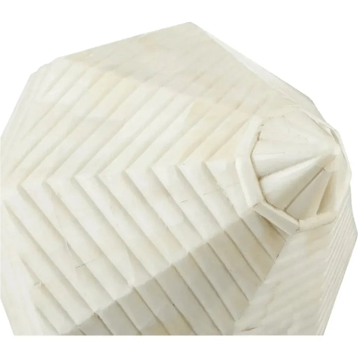 Pavi Bone Prism Set of 2 - LOOMLAN - Currey & Co - Statues & Sculptures