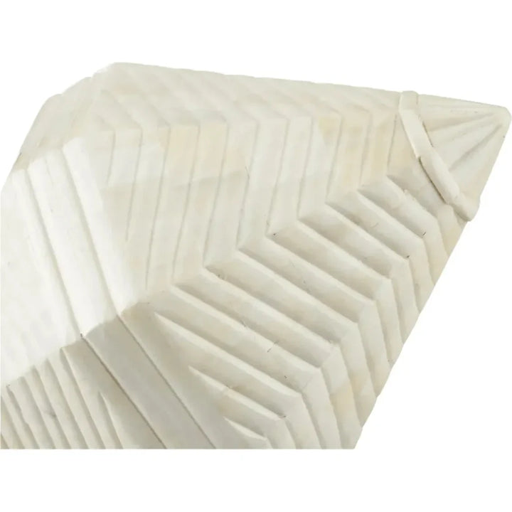 Pavi Bone Prism Set of 2 - LOOMLAN - Currey & Co - Statues & Sculptures