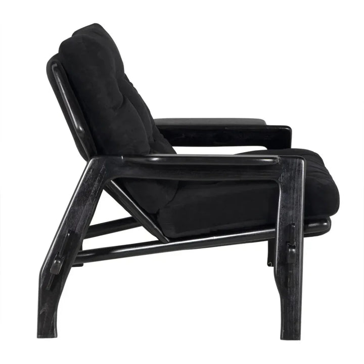 Pax Chair w/CFC Performance Velvet Upholstery - LOOMLAN - Noir - Accent Chairs