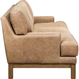 Paxton Leather In Collins Celadon Sofa-Sofas & Loveseats-Olivia + Quinn-LOOMLAN