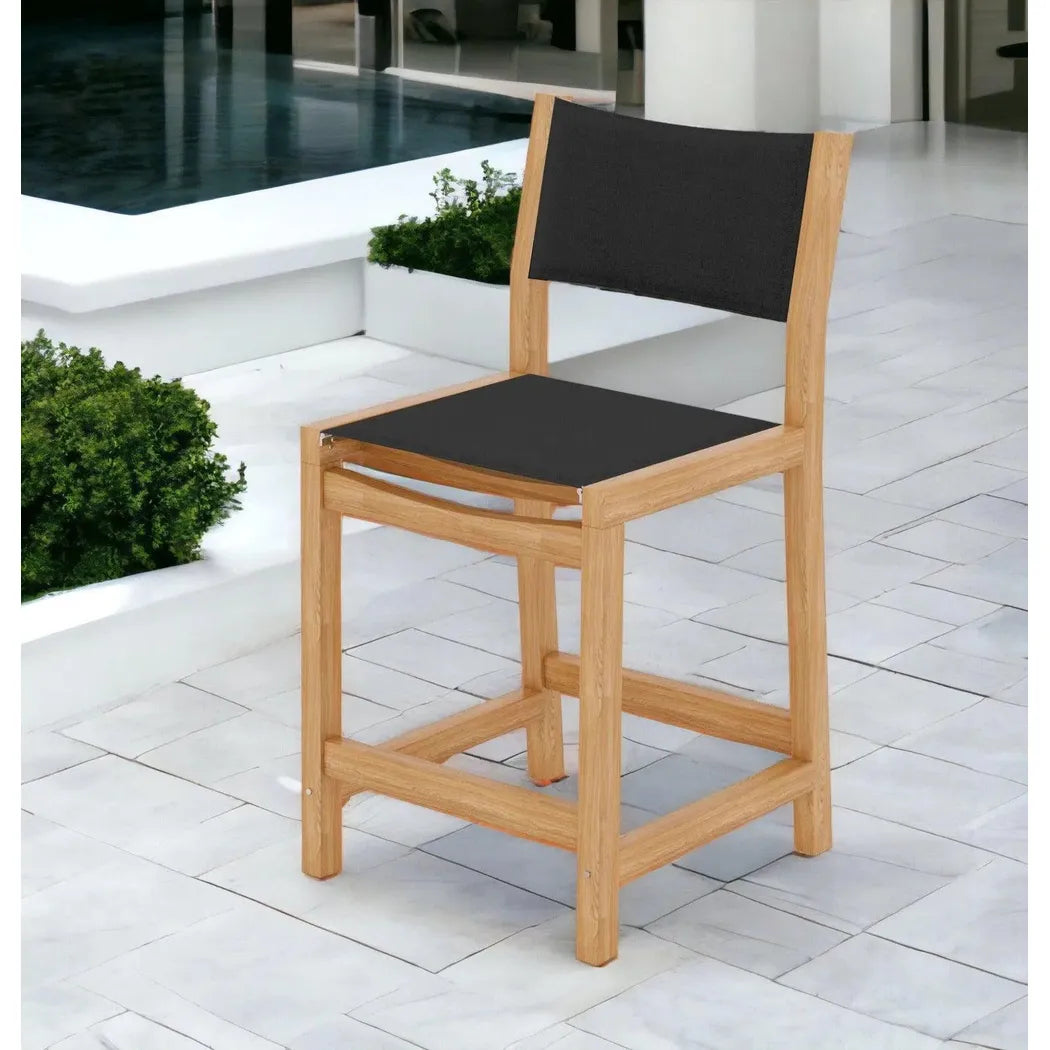 Pearl 5-Piece Counter Height Teak Outdoor Set