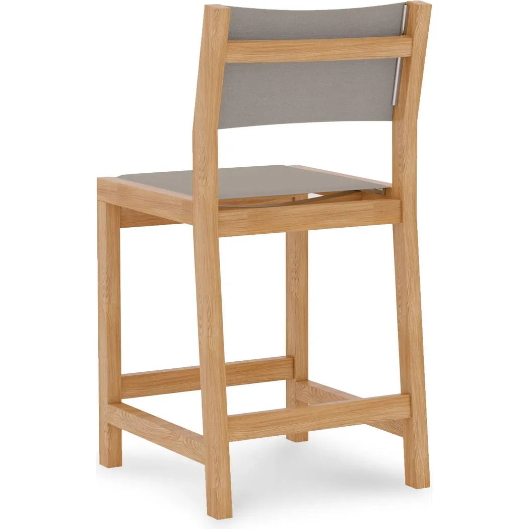 Pearl Teak Outdoor Counter Height Stool