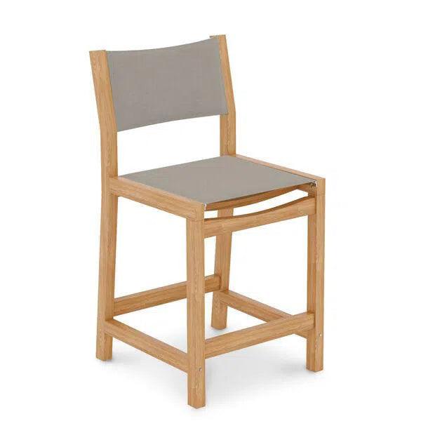 Pearl Teak Outdoor Counter Height Stool