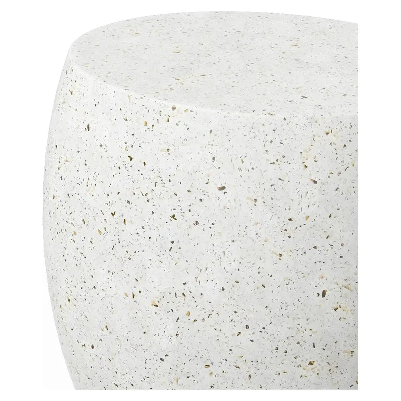 Pebble Concrete Made Outdoor Side Tables