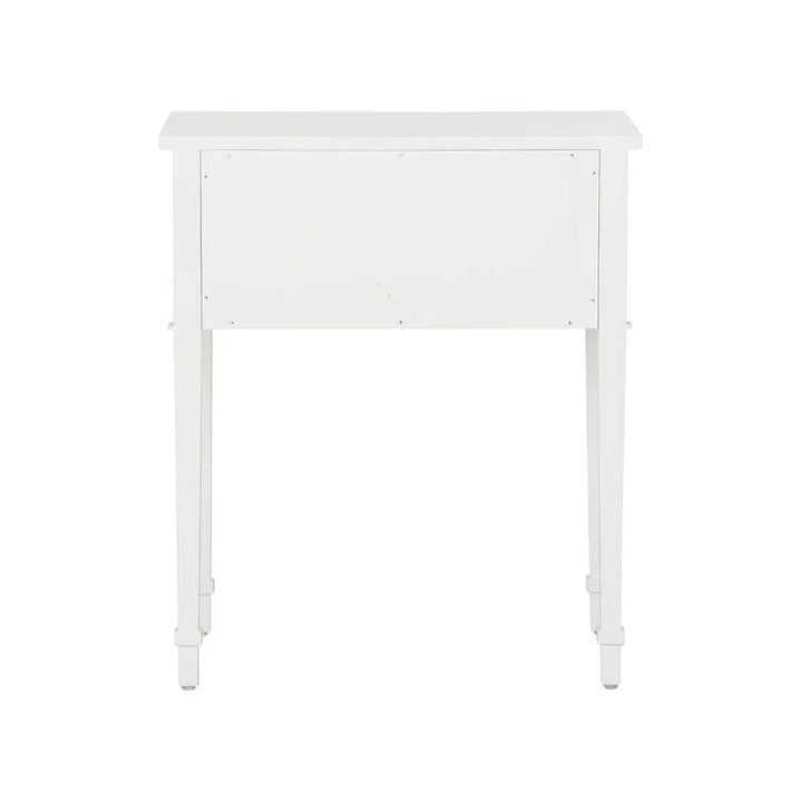 Pembroke White Rectangular Side Table - LOOMLAN - Chelsea House - Side Tables