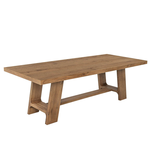Pender Wooden Rectangular Dining Table-Dining Tables-LH Imports-LOOMLAN