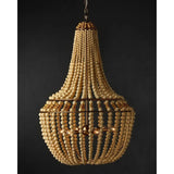 Penelope Iron Framed Beige Chandelier