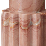 Penrose Pink Marble Candle Holders 2PC-Candle Holders-Currey & Co-LOOMLAN