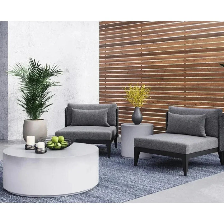 Perfetti End Table Concrete With Ombré - LOOMLAN - SUNPAN - Side Tables