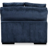 Plunge Polyester and Plywood Navy Blue Armless Slipper Chair Sofas & Loveseats LOOMLAN By Moe's Home